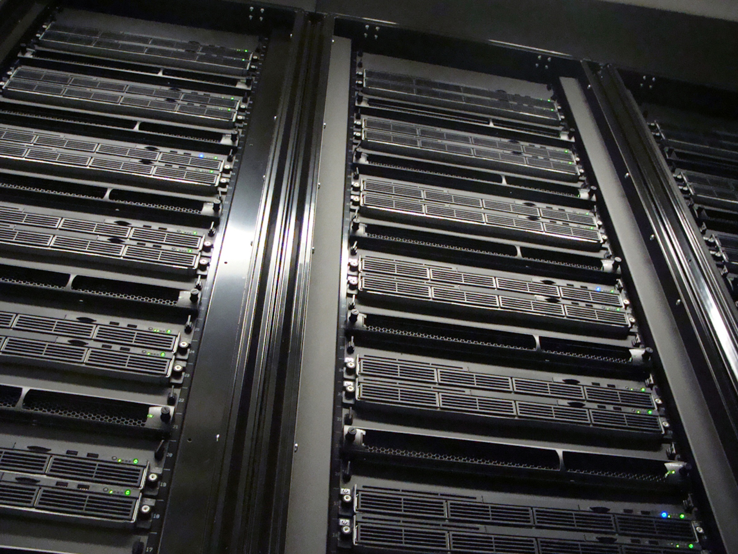 Engineers need to understand how to balance power and temperature regulation when operating or managing large-scale data-storage facilities with highly concentrated computing infrastructure, such as the University of Utah's NVIDIA CUDA computing cluster (shown here). The university’s new certificate program in data center engineering will prepare students to work for companies and government organizations with large data centers that handle and store massive amounts of data.