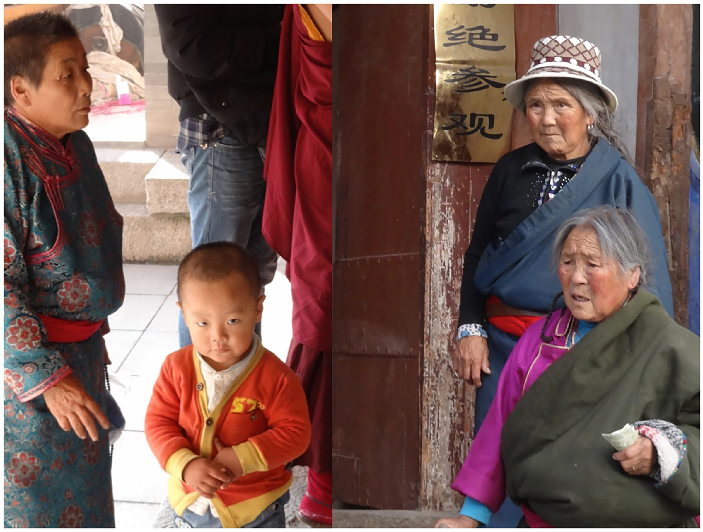 Local Tibetans in Xining, Qinghai Province, China.