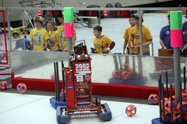 The FIRST Robotics Competition will be held at the University of Utah's Huntsman Center March 18-20.
