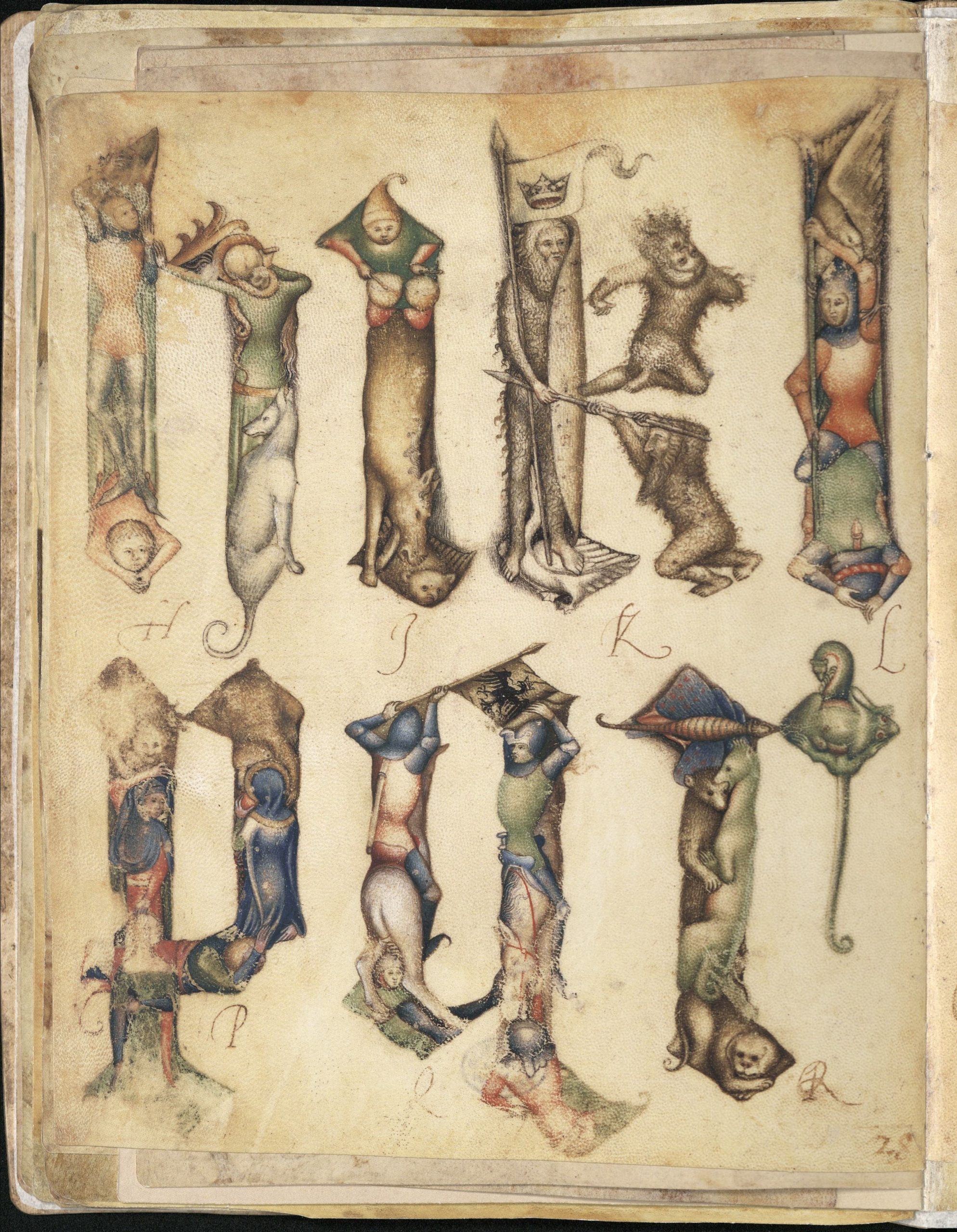 Model book of Giovannino de Grassi (1350-1399) Late 14th Century, Milan. Luzern: Faksimile Verlag