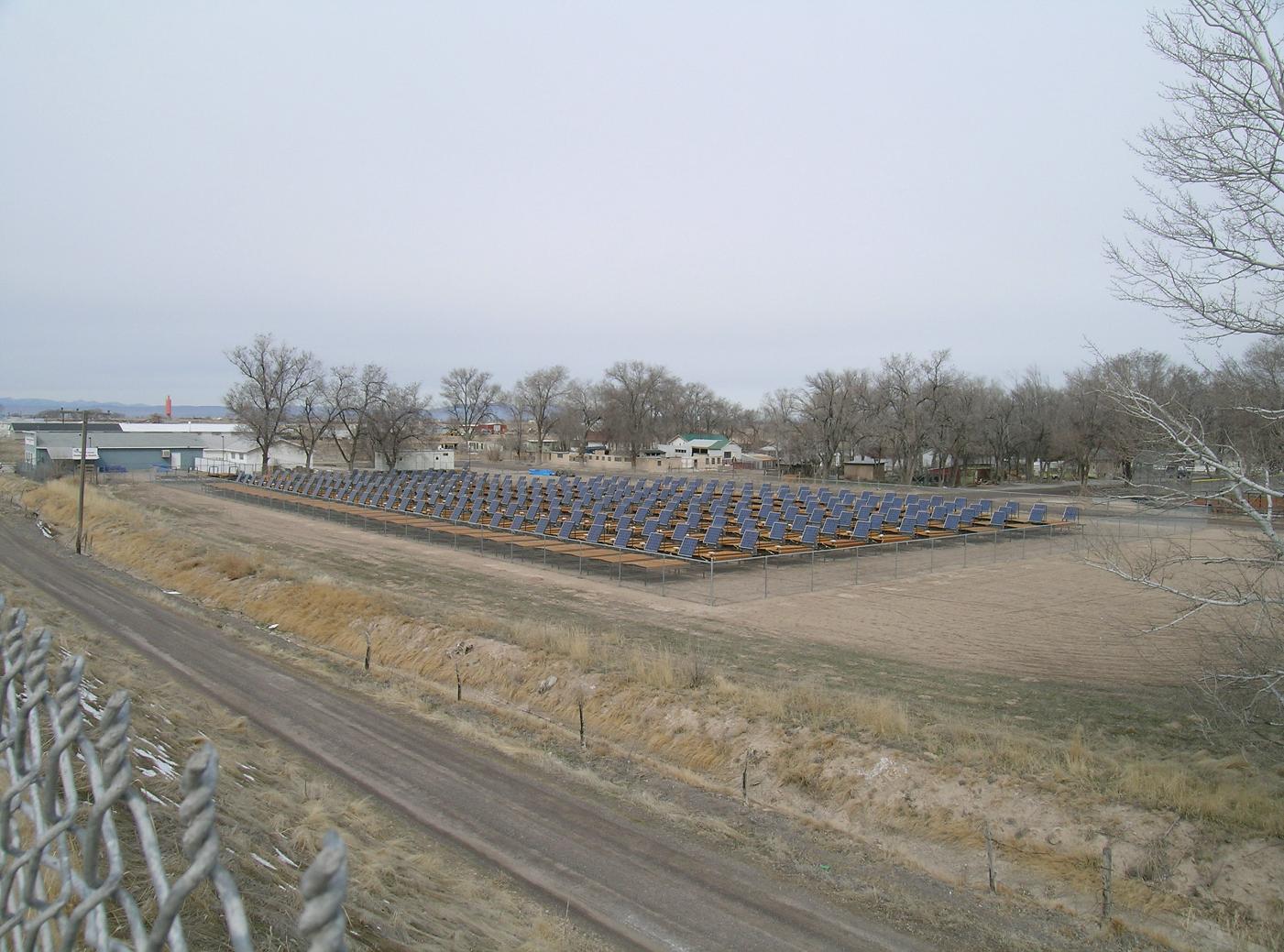 Some 250 scintillation detectors sit in a field in Delta, Utah, while awaiting installation as part of the Telescope Array, a $17 million cosmic ray observatory under construction in the desert of western Utah. The observatory will include 564 scintillation detectors placed in a grid pattern over an 18-mile-by-22-mile area, as well as three buildings containing mirrors known as fluorescence detectors.